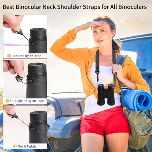 FIEIL 5 Pack Replacement Nylon Neck Lanyard, Universal Shoulder Strap Replacement Nylon Neck Lanyard, Comfortable Adjustable Shoulder Strap for iPad, Camera, Crossbody Bag, Binocular, Tablet - Image 3