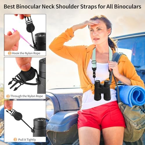 FIEIL Nylon iPad Strap, Adjustable Camera Neck Strap, Comfortable Shoulder Strap for iPad, Cellphone Tablet, Camera, Laptop, Binocular, Luggage Bag(Mint Green Universal Neck Lanyard) - Image 4