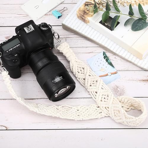Weewooday Camera Strap for Photographers, 1.5" Soft Cotton Woven Camera Strap for Slr/dslr Digital Cameras, Universal Neck Shoulder Straps for Adults and Kids - Image 5