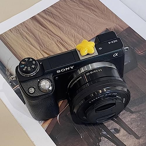 ZOSTLAND Unique SLR Camera Hot Shoe Boot Cover Cap,King Shoe Protector,Compatible with Sony Fuji Canon Nikon Pentax Leical Gift (2PCS Star) - Image 4
