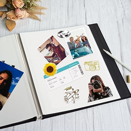 Vienrose Self Adhesive Photo Album 40 Pages for Wedding, Baby Growth, Black - Image 5