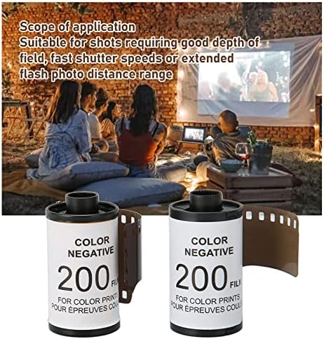 35mm Camera Color Film Roll, ISO 200 HD Vintage Negative Film, 12 - Sheet 35mm Film for 135 Cameras with Storage Cases - Image 3