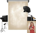 Kate 5x7ft/1.5x2.2m Light Yellow Backdrop Little Brown Gold Abstract Texture Portrait Photography Backgrounds Photo Studio Props by KateBackdropforPhotography
