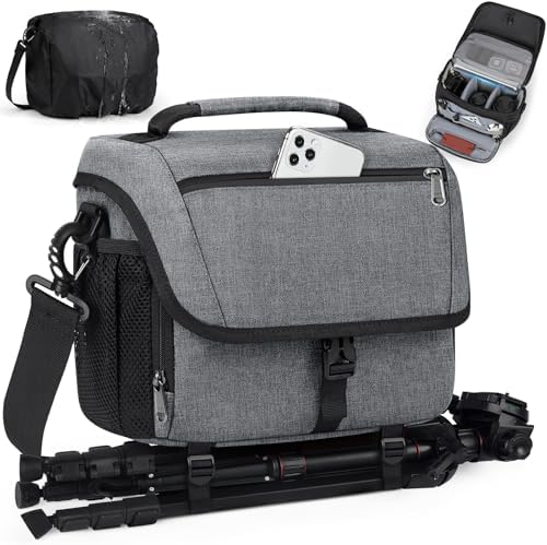 RAINSMORE Camera Bag, DSLR SLR Mirrorless Camera Case for Photographer by RAINSMORE