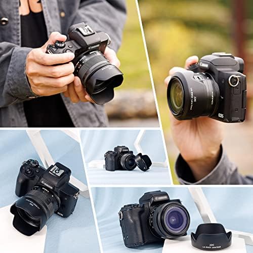 JJC Camera Lens Hood for Canon EF-M 15-45mm & RF-S 18-45mm, Replaces EW-53 - Image 6