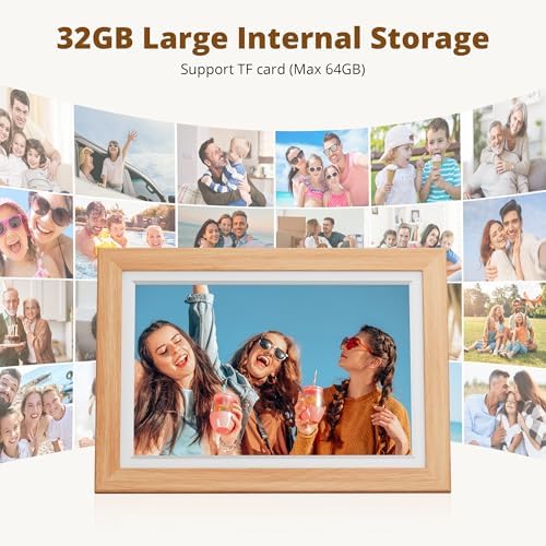 Dragon Touch Digital Picture Frame WiFi 10 inch IPS Touch Screen Digital Photo Frame Display, 32GB Storage, Auto-Rotate, Share Photos via App, Email, Cloud, Classic 10 - Image 7