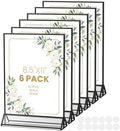 Acrylic Sign Holder 8.5X11 Double-Sided Black Picture Frames by AcrylicSignHolderMahjongRacks%EF%BC%8CMahjongBags