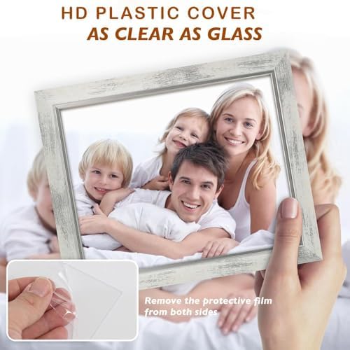 XUANLUO 4x6 Picture Frames Set of 4,Rustic Retro Photo Frame(Mix Color) - Image 4