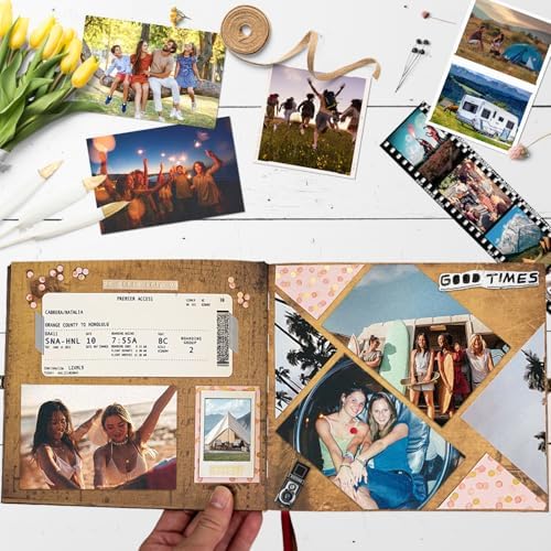 Our Adventure Book Scrapbook Photo Album, Personalized Gifts 8.9*7.7 - Image 2