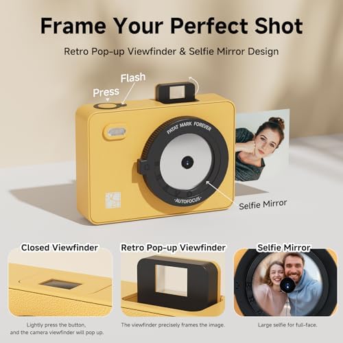 HPRT Z5 Instant Camera & Photo Printer 2-in-1, Portable Printer - Image 3