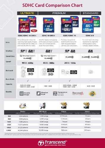 Transcend 8 GB Class 10 SDHC Flash Memory Card Up to 30MB/s (TS8GSDHC10E) - Image 6