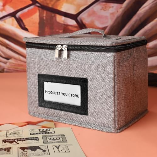 Die Cut Storage Box,Die Cut Storage Organizer,Fully-Padded Inside with Sturdy Construction, Magnetic Sheets for Dies Storage ,Scrapbooking Paper,Picture,Photo(no magnet sheet) - Image 5