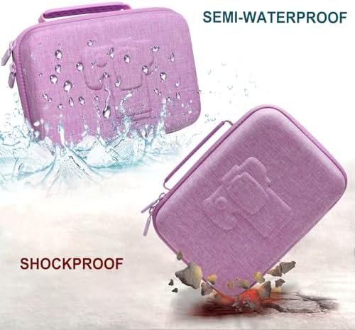 Small Camera Case Bag for Canon EOS Rebel T7/R50//R100 DSLR Camera Purple - Image 5