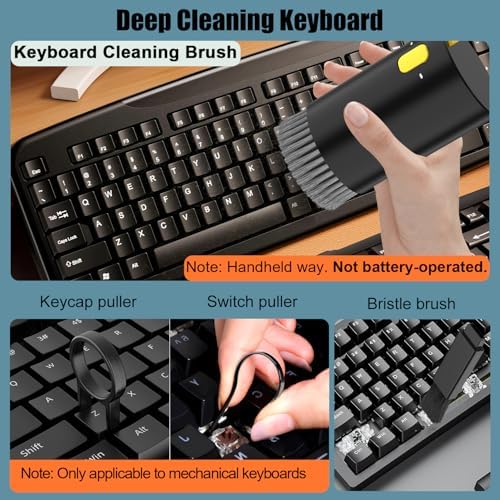 VICHYIE 20 in 1 Multifunctional Cleaner Kit for Electronic Devices (Black) - Image 3