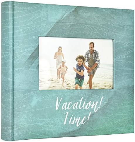 MCS Vacation Time Photo Album, 200-Pocket, 4x6, Blue Cover, 12x12 Pages - Image 2