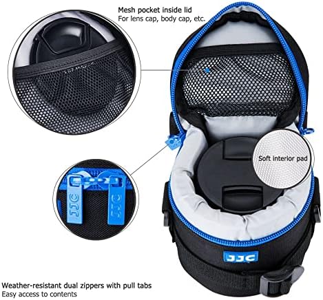 Camera Lens Case Bag for Canon RF-S 18-150mm EF 50mm f/1.8 Below 2.95x3.9" - Image 3