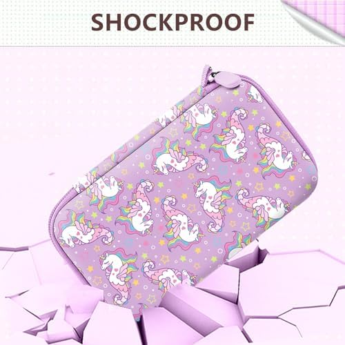 Leayjeen Kids Instant Camer Case for ESOXOFFORE/Dylanto -Purple Unicorn - Image 5