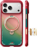 TORRAS World Cup Inspired, Official Portuguese Football Federation Limited Edition, Ostand Q3 Air for iPhone 17 Pro Max Case, 360 Magnetic Stand, Fit for MagSafe, Mil-Grade Drop Tested, Glory Slash by TORRAS