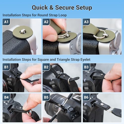 JJC 115cm Braided Rope Neck Shoulder Strap for Nikon Z50 Z5 Z6 Z7 Z8, Green - Image 3