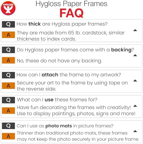 Hygloss 96 Pack Paper Picture Frames, Colorful cardstock Photo Frame 4.75x6.75-Inch, Papers Frames to Decorate for Wedding Birthday DIY Classroom Crafts and Decorations - Image 6