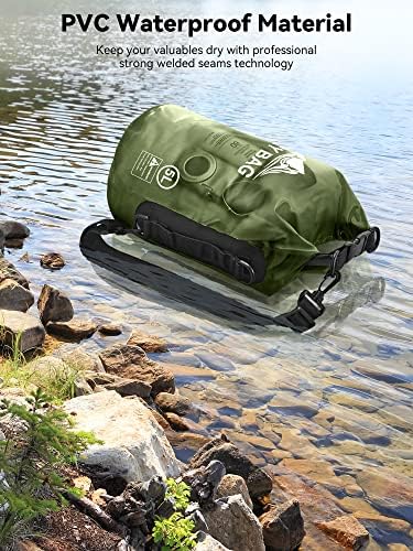 HEETA Dry Bag Waterproof Backpack with Phone Case 5L/10L/20L/30L/40L - Image 3