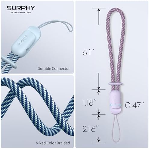 SURPHY 2 Pack Phone Lanyard, Phone Wrist Strap for Case, Camera Wrist Strap - Image 3