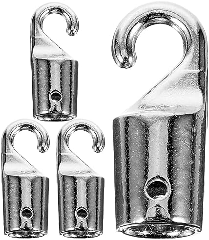 OSALADI 4pcs Hardware Tilt Wand Tip Repair Window Blind Tilt Wand Tip for Broken Horizontal Blind Hardware Wand Vertical Blinds Replacement Parts for Interior Windows Silver by OSALADI