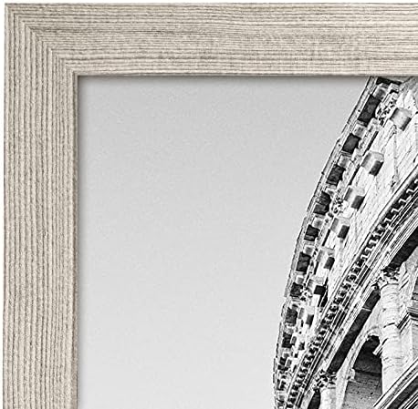 Americanflat 20x24 Poster Frame - Driftwood Engineered Wood with Polished Plexiglass - Wide Picture Frame for Vertical or Horizontal Wall Display - Epic Collection - Driftwood - Image 3