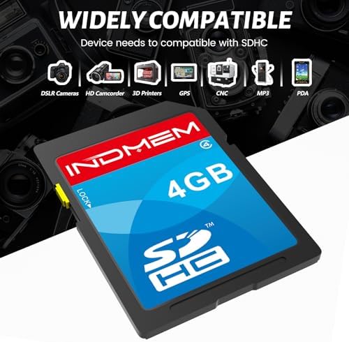 SD Card 4GB, 8-Pack MLC Flash Memory Cards, High Speed Full HD Video Recording Secure Digital Cards for Camera DSLR Action Cam Camcorder Phone Digital Device - Image 7