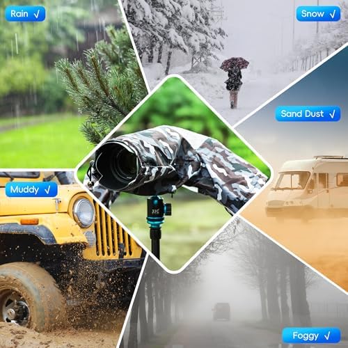 Waterproof Camera Rain Cover for Nikon Canon Sony DSLR/Mirrorless Cameras - Image 3