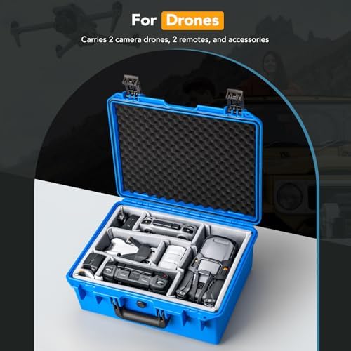 Lykus PVC1 Hard Case with Dividers for Cameras,Lenses,DJI Mavic/Air/Mini - Image 3