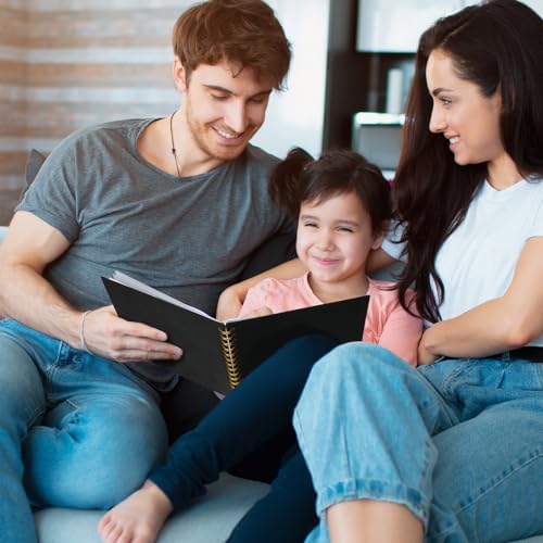7x7 Inch Scrapbook DIY Photo Album, 20 Sheets (40 Pages), Black - Image 6
