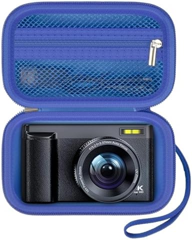 Digital Camera Case for Travelers & Vloggers, Case Only, Blue by Grapsa