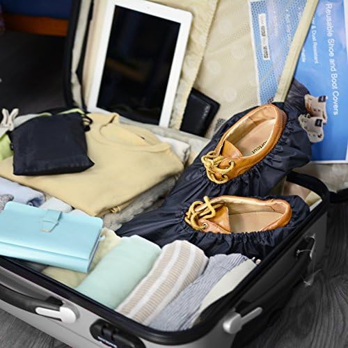 Reusable Boot & Shoe Covers, Washable, Non-Slip, 2 Pairs, Medium - Image 6