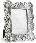 Cuspin Silver Picture Frame 3.5x5 Small Vintage Frame Ornate Palm Leaves by Cuspin