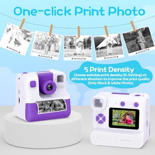 Kids Camera Instant Print, Christmas Birthday Gifts for Girl Boys Kids 3-12 - Image 6