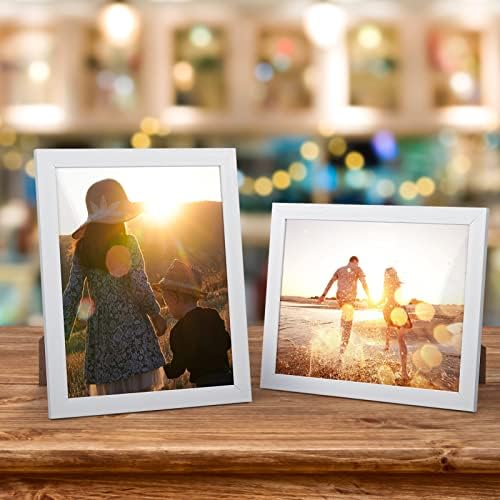 Giftgarden White 8x10 Picture Frame Pack of 12, Multi White Woodgrain 8 by 10 Photo Frames Bulk for Wall or Tabletop Display - Image 6