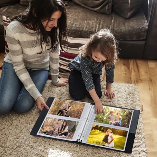 100 Pack 8 x 10 Photo Sleeves for 3 Ring Binder(100 Pictures) - Image 7