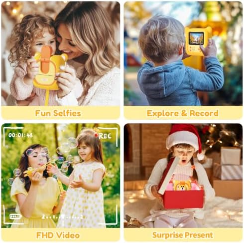 ARNSSIEN Kids Instant Print Camera for Toddlers 1080P 2.4in+180° Flip Lens - Image 3