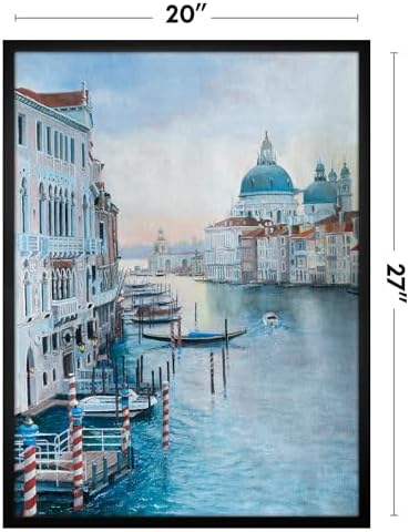 Americanflat 20x27 Poster Frame - Slim Molding - Black - Image 2