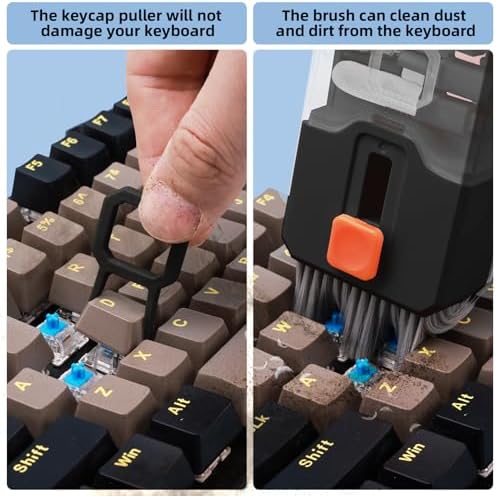Keyboard Cleaner & Laptop Cleaning Kit, All-in-1 for Computer PC, Black - Image 2