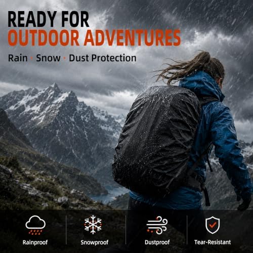 Frelaxy Waterproof Backpack Rain Cover, Pack Covers for Hiking, Travel - Image 7