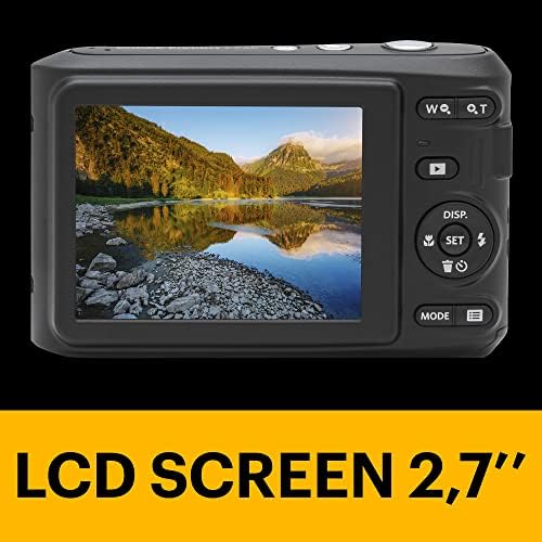 KODAK PIXPRO FZ45 16MP Compact Digital Camera, 4X Optical Zoom, AA, Black - Image 5