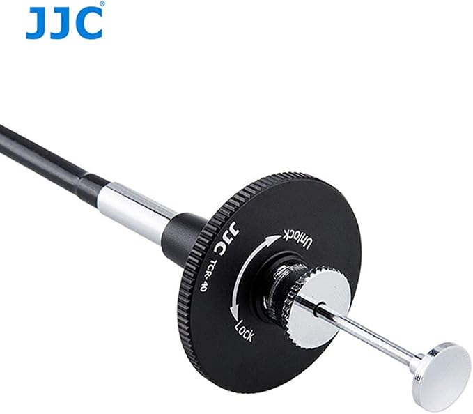 JJC TCR-70BK Black 70cm Threaded Cable Release, Mechanical Shutter Release Cable, Mechanical Cable Release with Bulb-Lock Design for Long exposures - Image 7