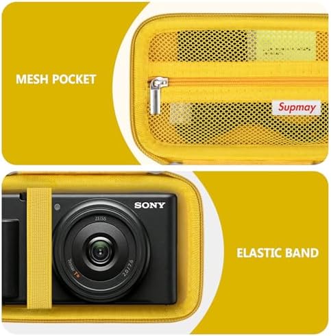 Hard Travel Case for Sony ZV-1, ZV-1F, ZV-1 II Digital Camera,Yellow - Image 5