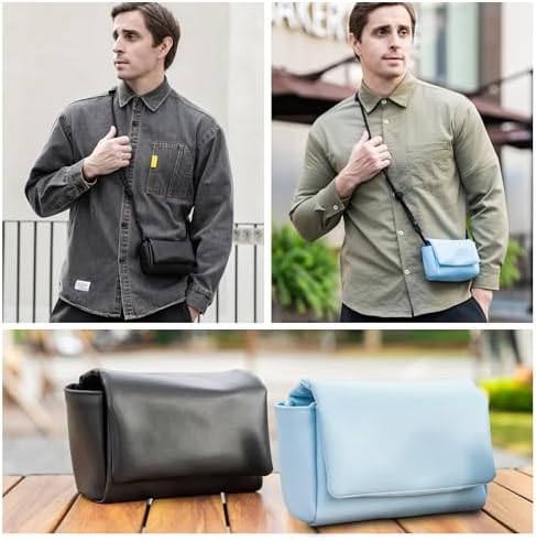 KIWIFOTOS PU Leather Camera Case for Fuji X100VI X100F PowerShot V1 - Image 5