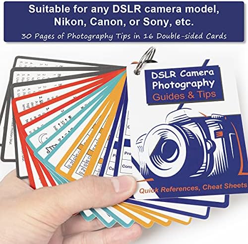DSLR Cheat Sheet Photography Accessories Camera Accessories for Canon Nikon - Image 2
