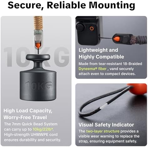 PGYTECH Camera Strap for DJI Osmo Pocket 4/3/Xtra Muse/Insta360 Luna Ultra - Image 6