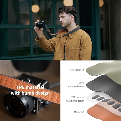 PGYTECH Retro Camera Shoulder Strap Air, Vintage Camera Strap Quick Release - Image 2
