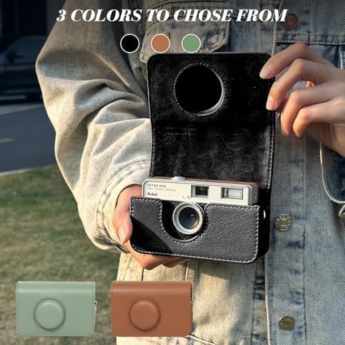Camera Case for KODAK EKTAR H35 H35N Half Frame Film Camera, Black - Image 6